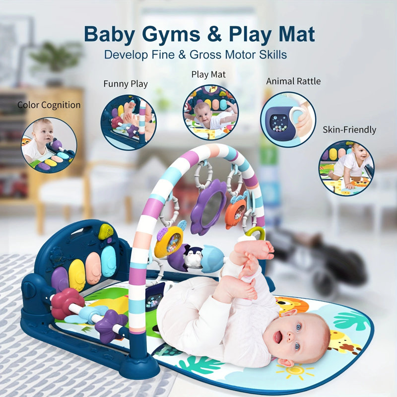 Tapis pour bébé Baby Gym, Bleu