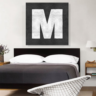 " Chalkboard Alphabet Letter M "