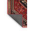 Tapis à motif oriental rouge / noir-1394802652