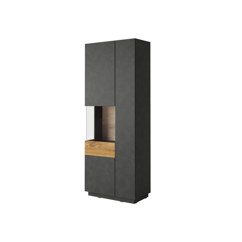 Holst Display Cabinet, Left, Matera / Wotan Oak