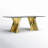 Ammerman Glass Top Metal Base Dining Table-600084512-599811096
