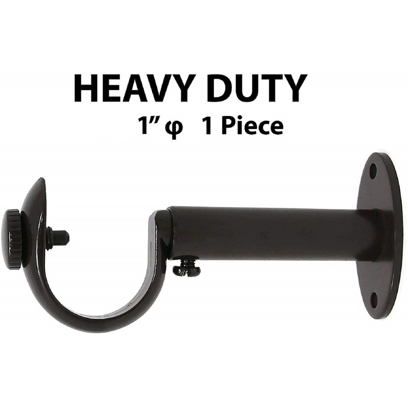 Allentown 4.37'' to 6.37'' Curtain Track/Rail, Bronze