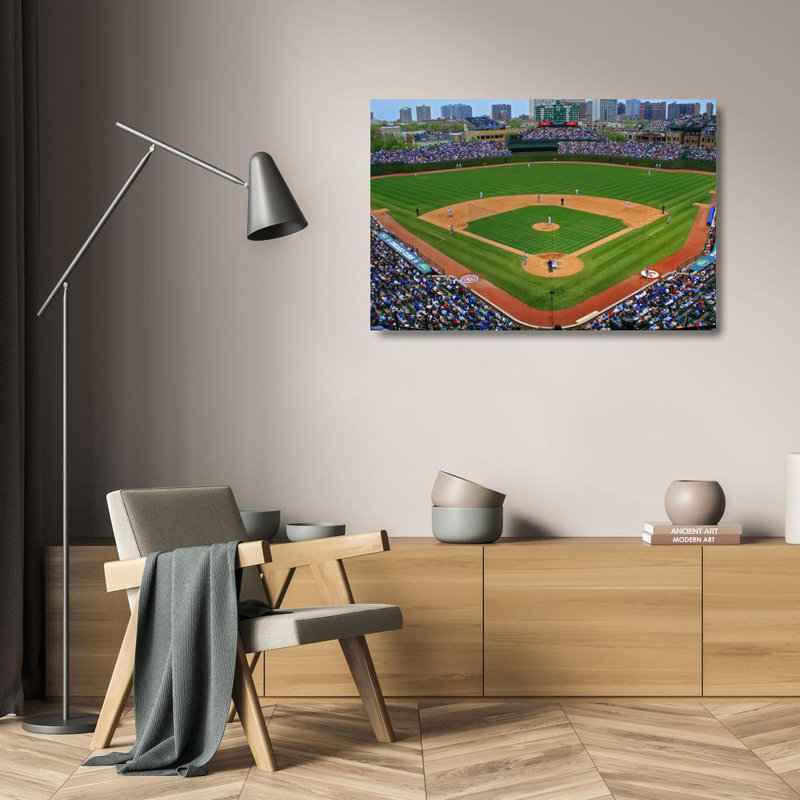 Chicago Wrigley Field, 16" H x 24" W
