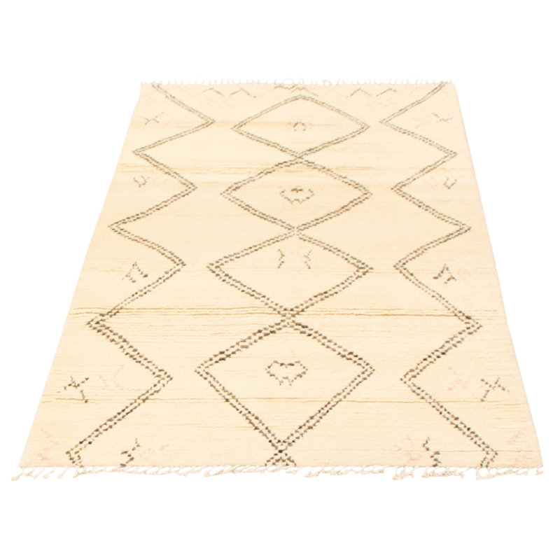 Tapis crème Mahnoor Pak Finest Marrakesh 4 pi 11 po x 8 pi 5 po