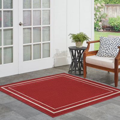 Tapis intérieur / extérieur en argent tissé à la machine Argentino