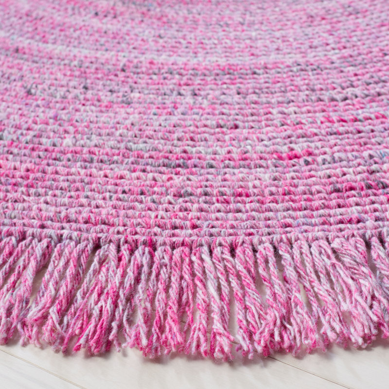 Braided Handmade Performance Rug, Round 4'