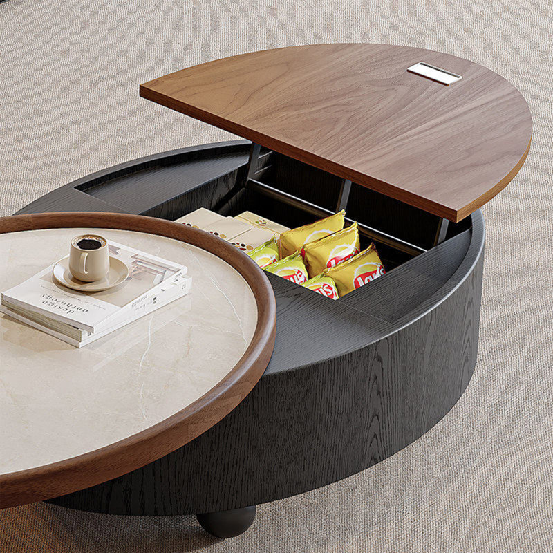 Table basse Modern, Brun et noir
