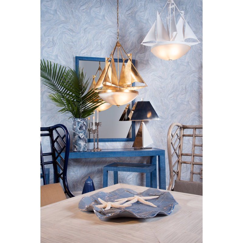 Regatta 3 - Light Chandelier, Matte White/Frosted