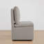 Chaise de salle à manger rembourrée avec roulettes Bralan-514484176