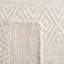 Tapis ivoire / beige en laine tissé à la main Sandisfield-650957533