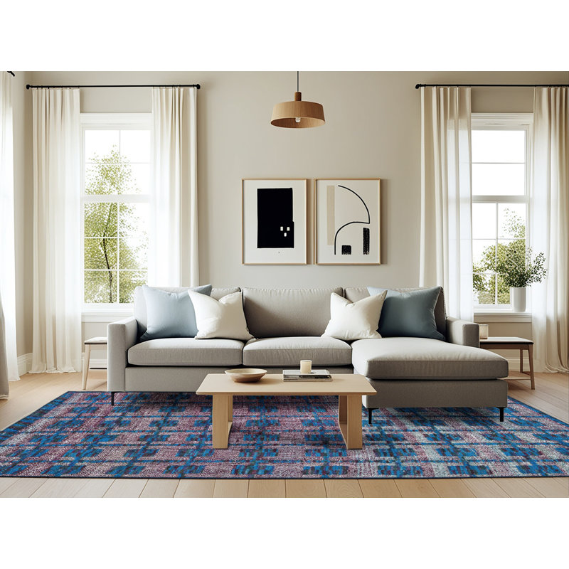 Abstract Indoor Rug, Rectangle 6' x 9'