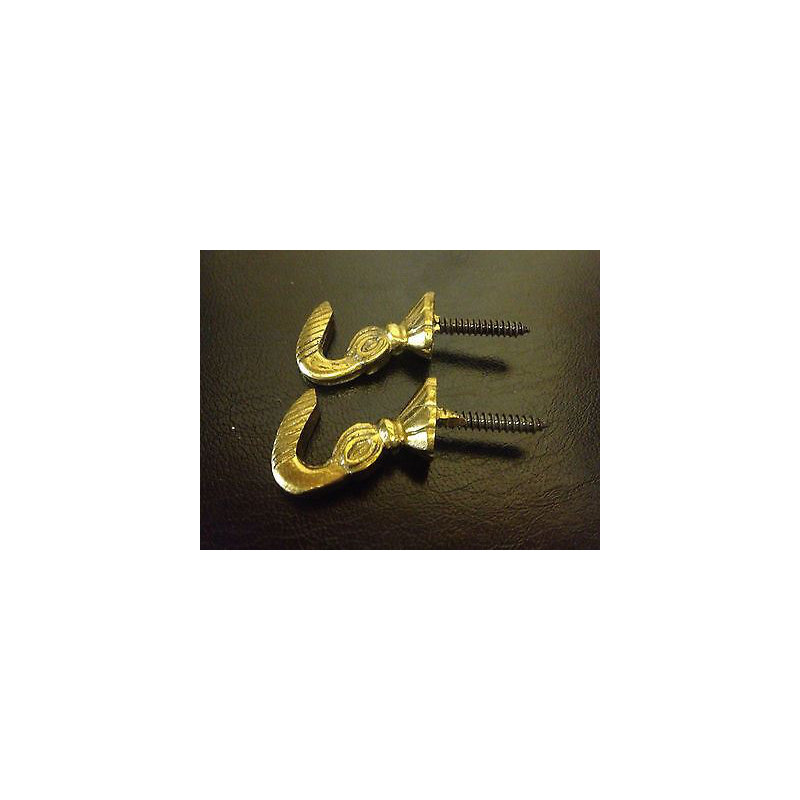 Polished Brass 2cm Curtain Holdback