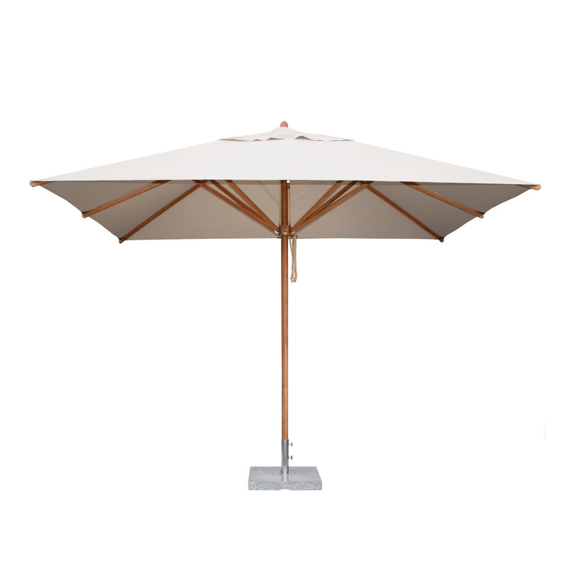 Yadira 350cm X 250cm Rectangular Market Parasol, Ecru