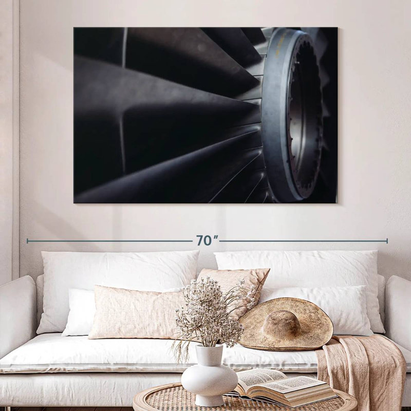 Mehar Airplane Engine, 34" H x 51" W