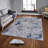 Stylish Hall Carpet (3.3 x 6.6 ft), 100% Polyester, 0.3 in Pile Height | Antibacterial, Non-Slip PVC Felt Dot Underside | Machine Washable, 3D Digital Print, Durable & Easy to Clean | Perfect for Entryway & Living Areas-873491323