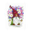 Art sur toile, gnome avec fleurs-104292145