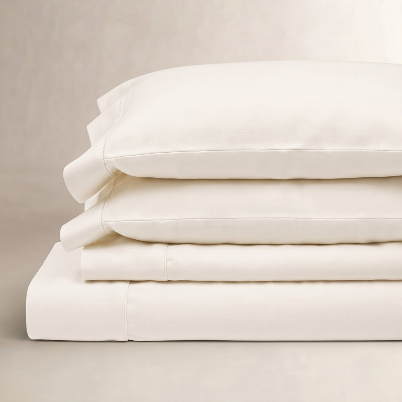 Lush Linen Sheet Set, Queen Sheet Set, Ivory
