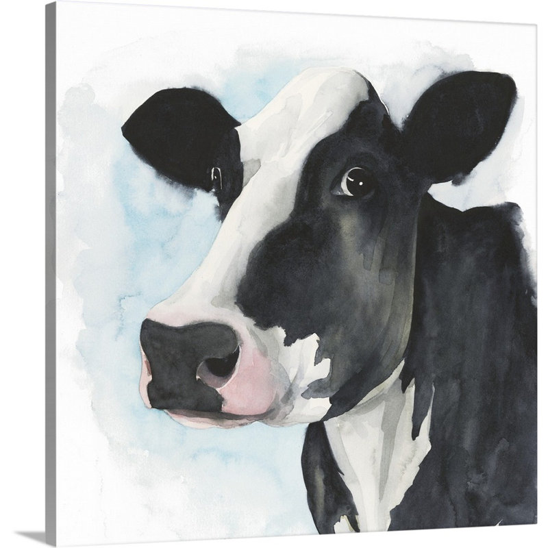 Art mural sur toile Farmhouse Friend I, Toile tendue, H 48 po x l 48 po x P 1 po