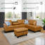 Repose-pieds avec rangement en faux cuir-379709171