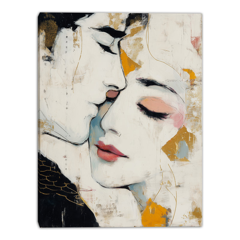 Art mural en toile tendue or doux, L 16 po x H 24 po x P 1,5 po