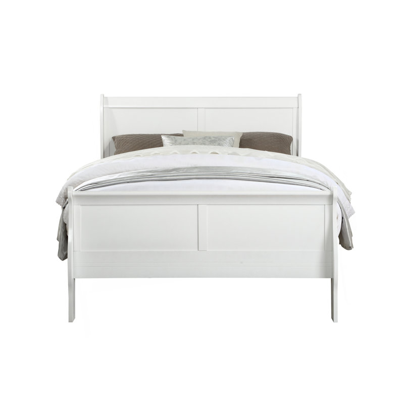 White Finish E. King Bed