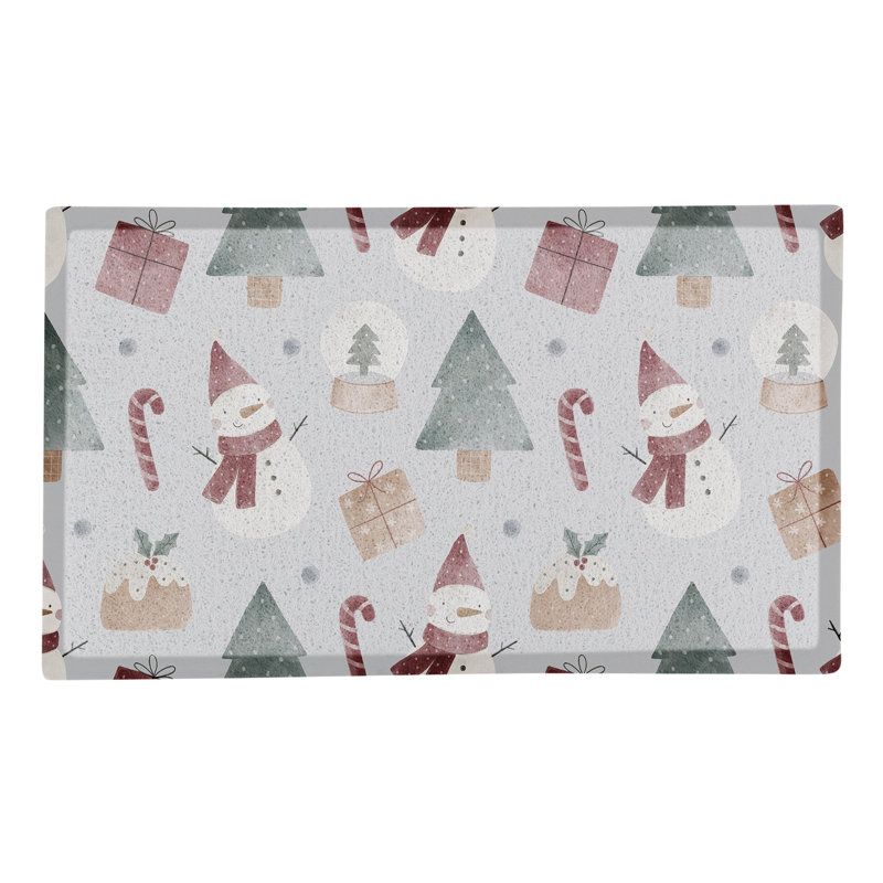 Amalberga Non-Slip Christmas Indoor & Outdoor Use Doormat