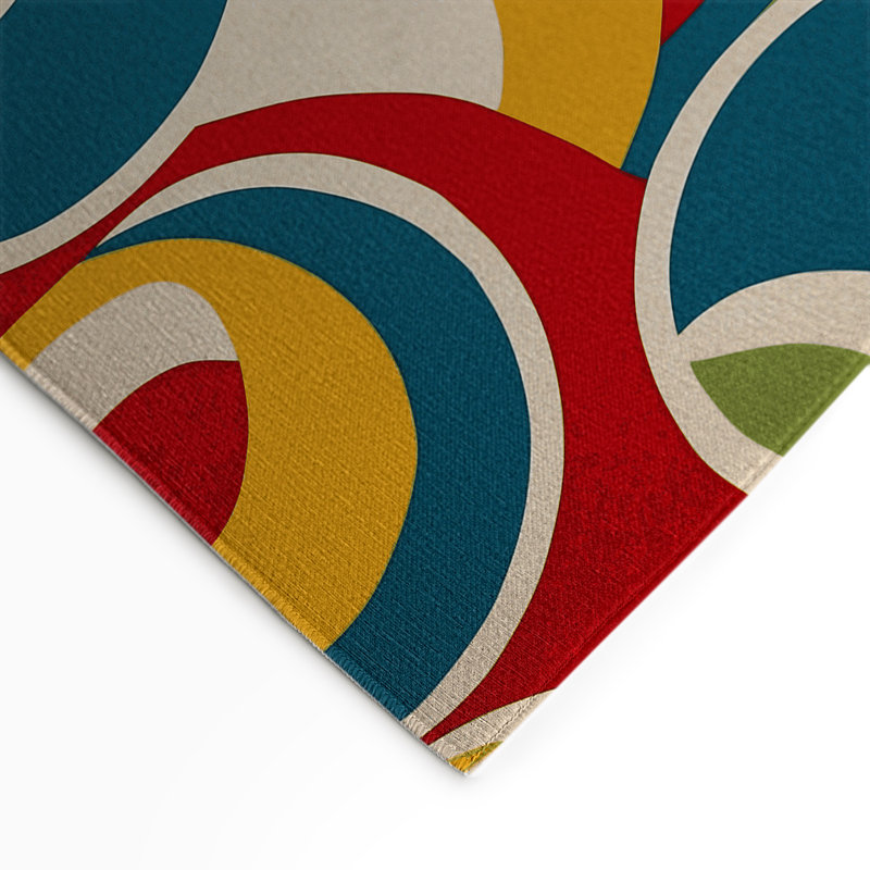 Spirited Glow Indoor And Outdoor Area Rug, Rectangle 3' x 5'