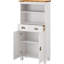 Hostim Solid Wood Freestanding Bathroom Cabinet
