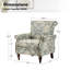 Fauteuil Asul avec garniture cloutée-2074847357