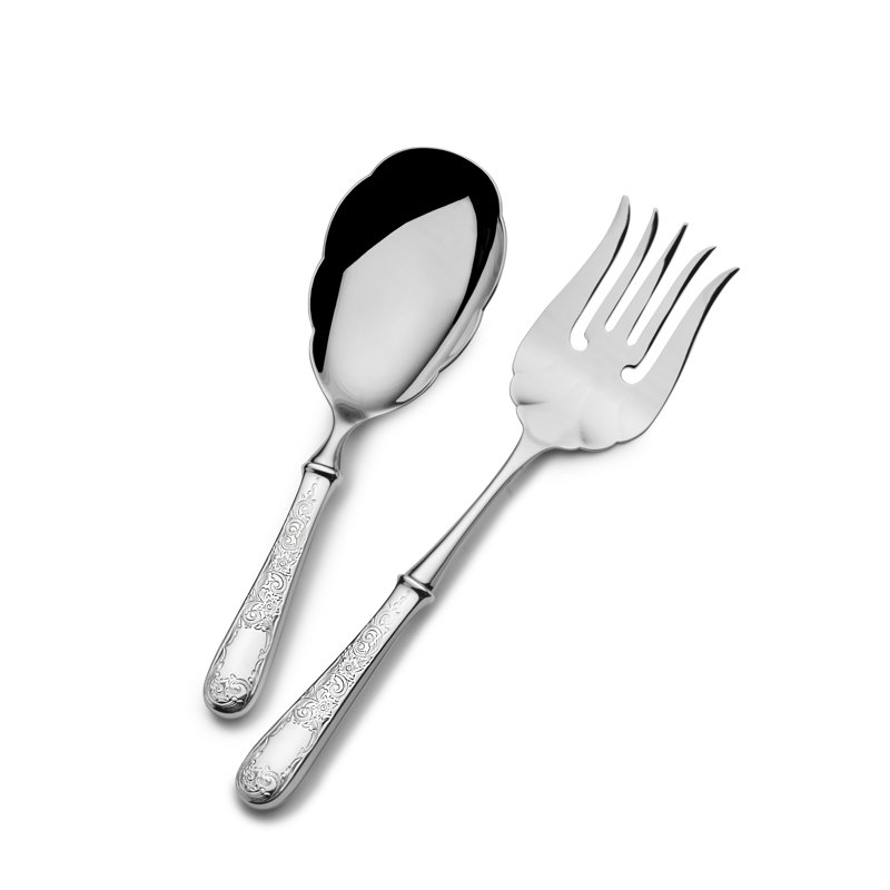 Kirk Stieff Old Maryland Engraved 2 Piece Serving Set