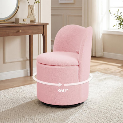 Upholstered Swivel Accent Chair