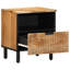 40cm W Metal Bedside Table