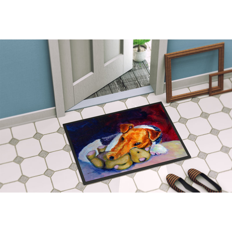 Non-Slip Outdoor Doormat, 1'6" x 2'3"