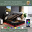 Lit plateforme tapissier double Dinuthi-87849689
