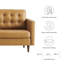 Causeuse en cuir Exalt par Modway-2059595012