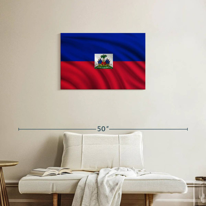 Drapeau d'Haïti Borges, H 20 po x l 30 po