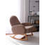 Bina Velvet Swivel Wingback Chair