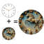 Horloge murale silencieuse en verre trempé de 30 cm, « Horloge murale Cheval », sans tic-tac, fonctionne avec des piles (piles AA non comprises), décoration artistique pour la maison