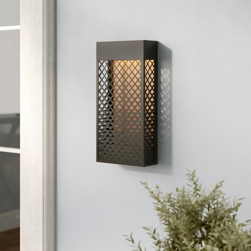 Bledsoe Aluminum LED Wall Light, 14" H x 6.75" W x 2.75" D