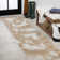 Coban Abstract Two-Tone Modern Orange/Beige/Cream Rug