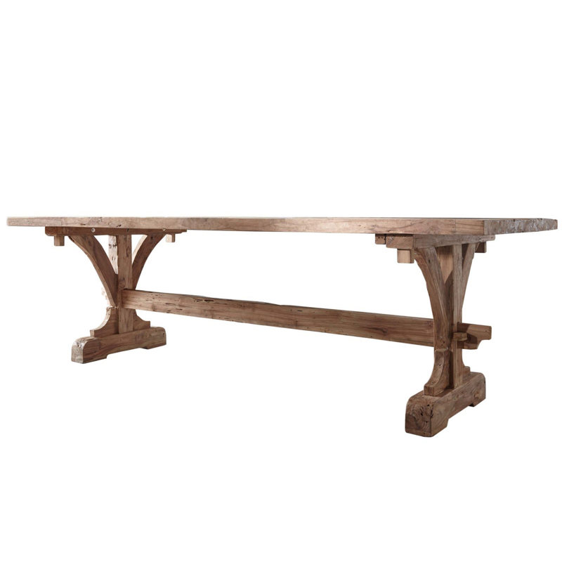 Bassano Teak Solid Wood Dining Table, H78 x L250 x W100cm