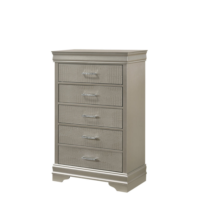 Mobilier de chambre à coucher à 5 tiroirs 5 pièces