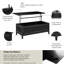 47W Fluted Lift Top Coffee Table With Storage For Living Room-1524498754