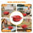 5 qt. Cast Iron Round Dutch Oven in Red With Lid-114795883-114795882