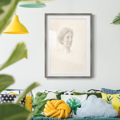 Vintage Sketch XLVIII -Framed Print