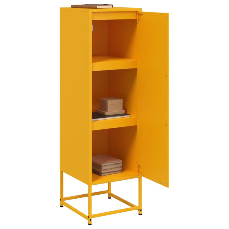 Storage Cabinet, Mustard yellow