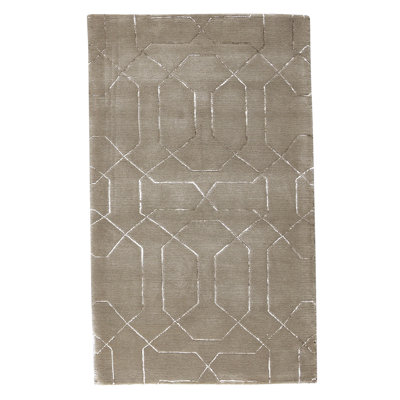 Tapis rectangulaire noué à la main