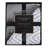 Christian Siriano Grey Chevron Gift Boxed Throw