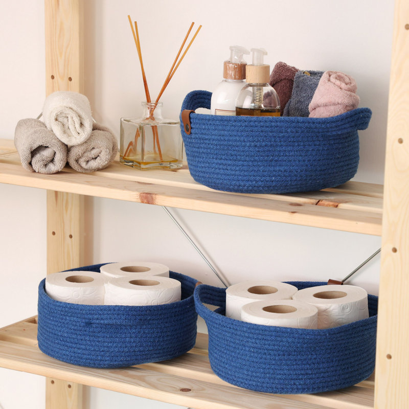 Brayden Studio Decorative Basket, Blue