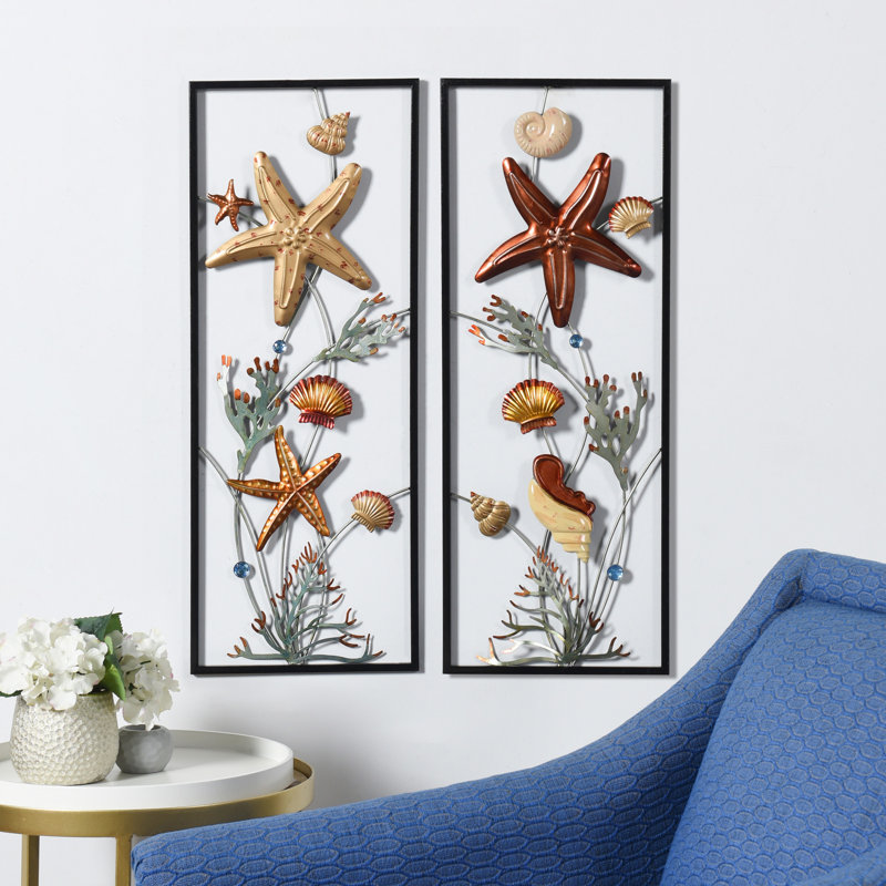 2 Wall Decor on Metal